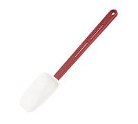 Vogue Heat Resistant Spoonula 35.5 cm/14 inch, Red & White, Heat & Stain Resistant, Dishwasher Safe, Hole in Handle for Easy Storage, L030
