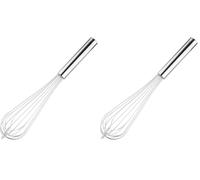 Vogue Heavy Duty Balloon Whisk 14" - Utensil for Blending, Cooking, Baking, Mixing K547 (Pack of 2)