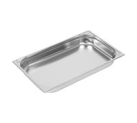 Vogue Heavy Duty Stainless Steel 1/1 Gastronorm Tray 65mm - DW433
