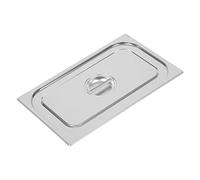 Vogue Heavy Duty Stainless Steel 1/1 Gastronorm Tray Lid - Food Container Cover DW455