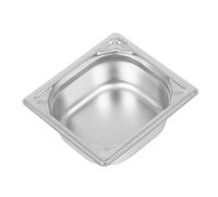 Vogue Heavy Duty Stainless Steel 1/6 Gastronorm Tray 65mm - DW449