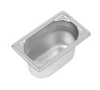 Vogue Heavy Duty Stainless Steel 1/9 Gastronorm Pan Freezer Safe Sturdy - 100mm