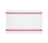 Vogue Heavy Thick and Absorbent Red Tea Towel Cloth, White and Red, Polycotton, Size: 762(W) x 508(D)mm / 30 x 20 inch, Machine Washable | E915