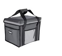Vogue Hot Cold Food Takeaway Thermal Insulated Folding Delivery Catering Bag | Grey | 380 x 305 x 380mm | FR225