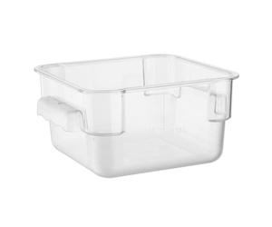 Vogue Hygiplas Polycarbonate Square Storage Container, 1.5 Ltr