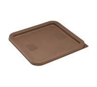 Vogue Hygiplas Square Brown Lid to fit, 5.5-7 Ltr