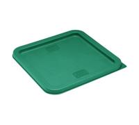 Vogue Hygiplas Square Green Lid to fit, 5.5-7 Ltr | Provides an airtight seal to preserve ingredient freshness and prevent cross-contamination in catering kitchens.