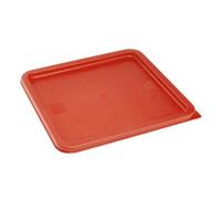 Hygiplas Square Food Storage Container Lid Red Large