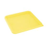 Vogue Hygiplas Square Yellow Lid to fit, 10-15-20 Ltr