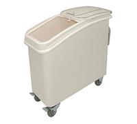 Vogue GD027 Polypropylene Ingredient Bin With Scoop, 102 L Capacity, White
