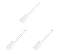Vogue J081 Rubber Ended Spatula, Dimensions: 10" Long, White (Pack of 3)