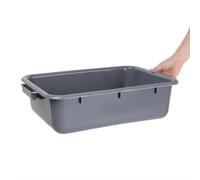 Vogue J849 Commercial Grade Plastic Grey Tote Storage Box