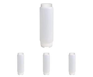 Vogue JW-FIFO16 Sauce Rotation Squeeze Bottle, 16 oz. (Pack of 4)