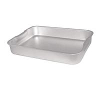 Vogue Aluminium Roasting Dish 320 mm, Grey, Lightweight Roasting Pan, Oven Tray, Size: 50(H) x 320(W) x 215(D)mm, Even Heat Distribution, Durable & Bend Resistant, 390 g, K422