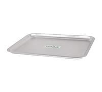 Vogue Aluminium Baking Tray 370 x 265 x 20 mm, Grey, Lightweight Oven Tray, Stackable, Even Heat Distribution, Durable & Bend Resistant, Professional & Home Kitchen Use, K443
