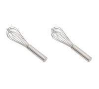 Vogue K545 Heavy Duty 8 Wire Stainless Steel Whisk, 250mm 10in (Pack of 2)