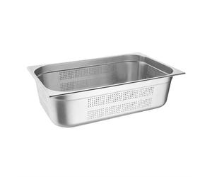 Vogue K842 Stainless Steel Perforated 1/1 Gastronorm Tray 150mm