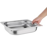 Vogue K927 Stainless Steel 1/2 Gastronorm Pan 65mm Deep @Next Day Delivery