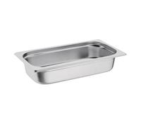 Vogue K929 Stainless Steel 1/3 Gastronorm Pan 2.5Ltr/65mm Deep Food Container, Silver