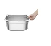 Vogue K930 Stainless Steel 1/2 Gastronorm Pan 150mm Deep @Next Day Delivery