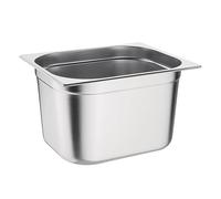 Vogue Gastronorm Pan 1/2, Stainless Steel Tray, Depth: 200 mm, Capacity: 12 Litres, Hot and Cold Food Storage Container, Bain Marie Compatible, Lid Sold Separately, K932