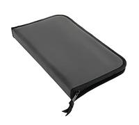 Vogue Heavy Duty Knife Case 7 Slots, Black, Holds up to 7 Knives, Professional Knife Holder, Portable Knife Case with Zip, Reinforced Edges Protect Against Drop Damage, GD049