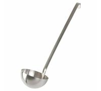 Vogue Ladle with Long Hooked Handle Made of Stainless Steel - 125ml Capacity