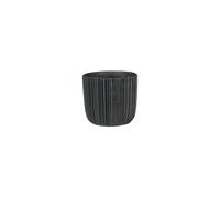 Vogue Linear Pot H8Cm X Dia9Cm 3 Pack - Black