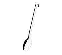 Vogue L672 Perforated Spoon with Hook, 16" Length, Silver