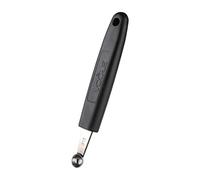 Vogue Melon Baller 12 mm, Black & Stainless Steel, Head Size: 12mm, Egonomic Polypropylene Handle - For Salads, Garnishing Dishes & Cocktails, Professional & Home Use, CF931