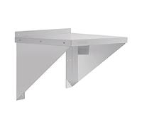 Vogue Microwave Shelf, Stainless Steel, Dimensions: 490(H) x 560(W) x 460(D)mm, Maximum Load: 35kg, Polished Finish, Flat Packed, CD550