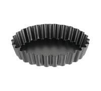 Vogue Non Stick Mini Quiche Tin with Removable Base - 100mm - Pack of 3