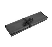 Vogue Nylon Knife Roll Bag Black, 13 Slots - Chef Knife Case Organizer U628 | Strong tie straps keep transit secure while a reinforced back adds protection, plus an easy-wipe surface for hygiene.