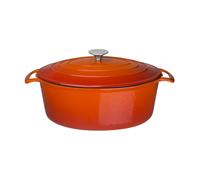 Vogue Orange Oval Casserole Dish 6Ltr - GH312