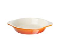 Vogue Orange Round Cast Iron Gratin Dish 400ml - GH316