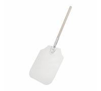 Vogue Oven Pizza Peel of Aluminium with Tubular Wooden Handle 34in Long
