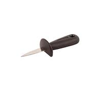 Vogue Oyster Knife, Black, Material: 18/0 Stainless Steel, Featuring a Bolster Guard, Oyster Shucking Knife, Professional & Home Use, D475