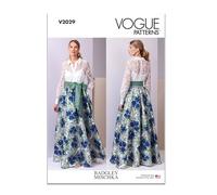 Vogue Paper Pattern V2029Y5 Misses' Dress by Badgley Mischka Y5 (18-20-22-24-26)