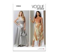 Vogue Paper Pattern V2033P5 Misses Skirt in Two Lengths P5 (12-14-16-18-20)