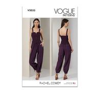 Vogue Paper Pattern V2035H5 Misses' Jumpsuit by Rachel Comey H5(6-8-10-12-14)