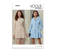 Vogue Paper Patterns V2092U5 Misses' Coats U5 (16-18-20-22-24)