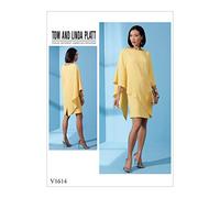 Vogue Pattern V1614Misses' Dress, White