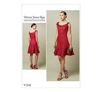 Vogue Patterns 1542 E5, Misses Petite Dress,Sizes 14-22, Tissue, Multi-Colour, 20 x 0.5 x 25 cm