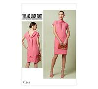 Vogue Patterns 1544 E5,Misses Dress,Sizes 14-22, Tissue, Multi-Colour, 20 x 0.5 x 25 cm