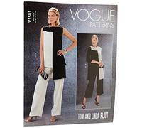 Vogue Patterns 1581 A5, Misses Tunic and Pants, Sizes 6-14, TISSUE, Multicoloured, 20 x 0.5 x 25 cm