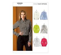 Vogue Patterns 9029, Misses Blouse,Sizes, F5 (16-18-20-22-24)