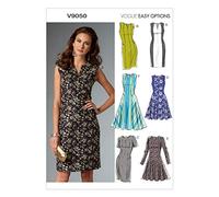 Vogue Patterns 9050 Misses Petite Dress,Sizes, Linen, Multicolor, A5 (6-8-10-12-14)