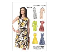 Vogue Patterns 9167, Misses Dress,Sizes, Multi-Colour, A5 (6-8-10-12-14)