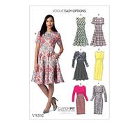 Vogue Patterns 9202 E5,Misses Dress,Sizes 14-22, Tissue, Multicoloured, 15 x 0.5 x 22 cm