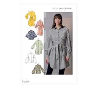 Vogue Patterns 9299 E5 Misses Top and Belt, Tissue, Multi-Colour, 15 x 0.5 x 22 cm